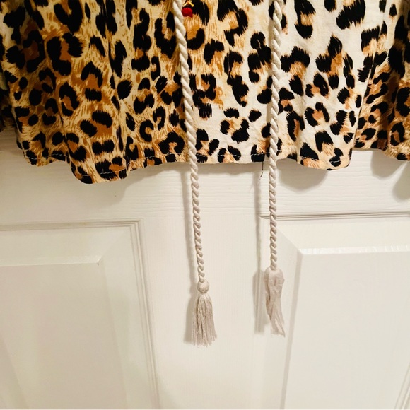 Savanna Jane Leopard Embroidered Boho Blouse - Picture 10 of 13
